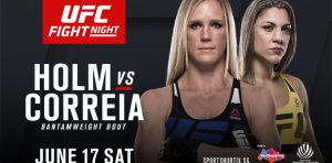Holm vs Correia Full Fight Replay