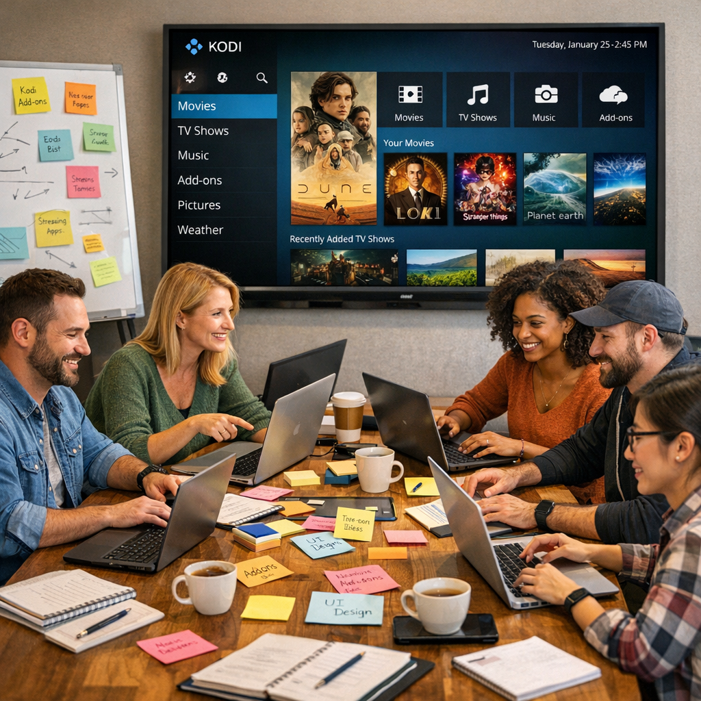 Collaborative session on Kodi projects