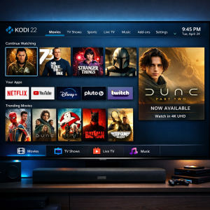 Kodi 22 release features interface