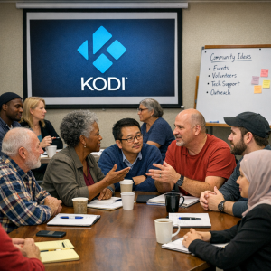Kodi community engagement meeting with diverse participants